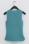 SWAYING/KNIT handmade crochet tank top SW24SS1T32 blue